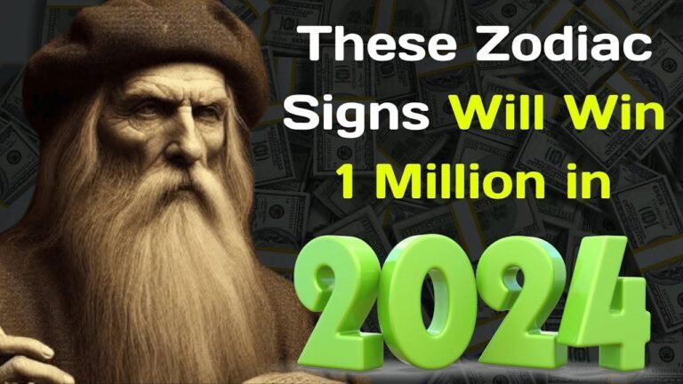Nostradamus predicted that 5 zodiac signs will be the lucky winners of $1 million in 2024.