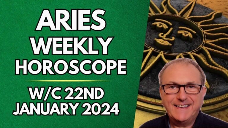 “The Aries horoscope for the week starting from January 22nd, 2024 with astrology predictions and insights.”