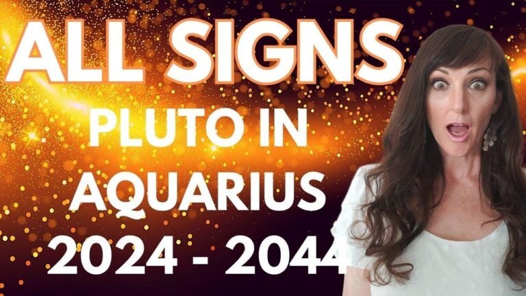 Check out my video on Pluto in Aquarius 2023-2044 for horoscope readings for every zodiac sign. Stay up to date with timely insights!