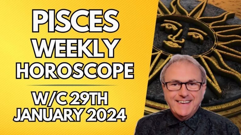 Weekly Pisces Horoscope: Astrology for the week of January 29th, 2024
