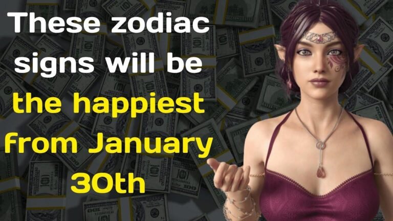Here are the zodiac signs that will experience the most happiness starting from January 30th.