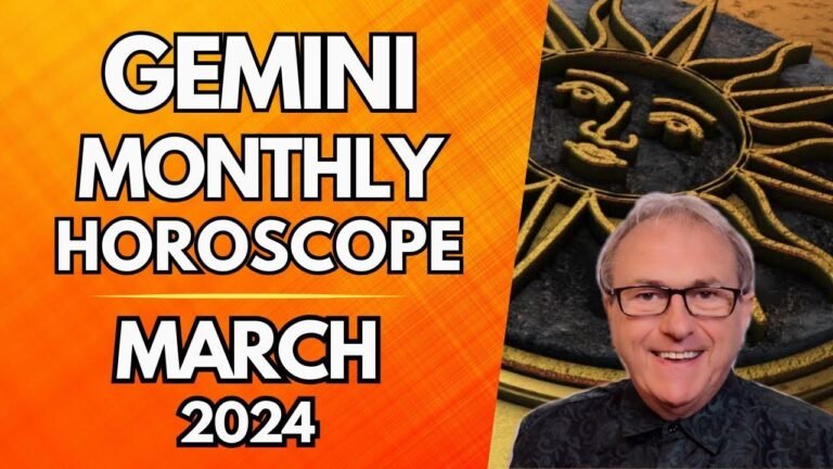 March 2024 Gemini Horoscope – Get ready for a major breakthrough…