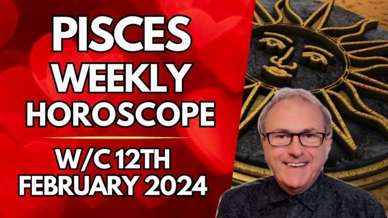 Weekly Astrology for Pisces starting from February 12th, 2024. Get insights into your horoscope and what the stars have in store for you this week.
