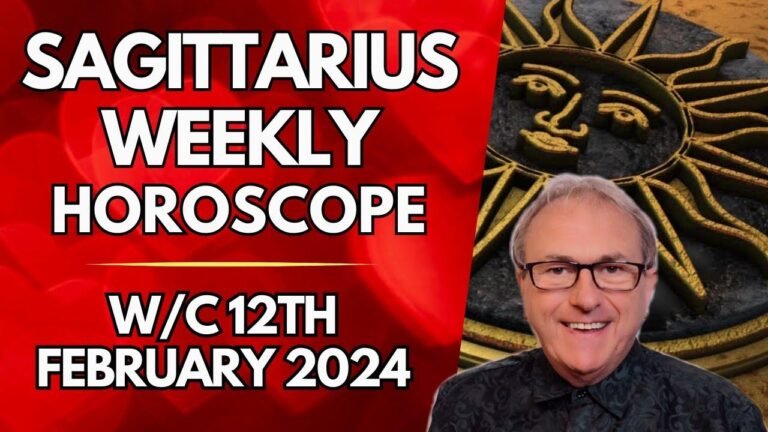 Weekly Astrology for Sagittarius starting from February 12th, 2024. Find out what the stars have in store for you this week!
