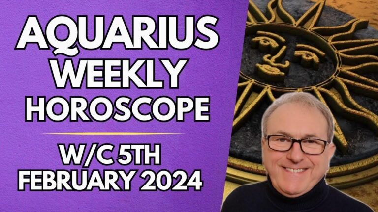 Weekly Astrology for Aquarius from February 5th, 2024