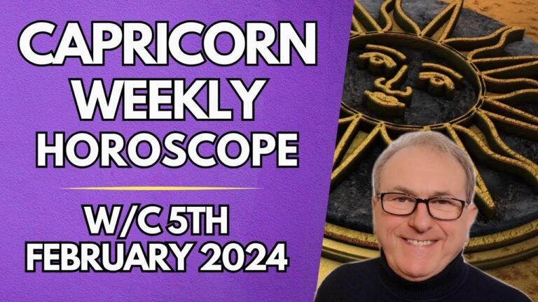 Weekly Capricorn Horoscope: February 5th, 2024 Astrology Forecast