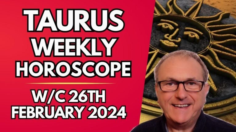 Weekly Taurus Horoscope: February 26th, 2024 and beyond – Discover what the stars have in store for you this week with our astrology forecast.