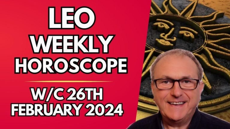 Weekly Leo horoscope for February 26th, 2024, with astrology updates. Stay tuned for insights on love, career, and more.
