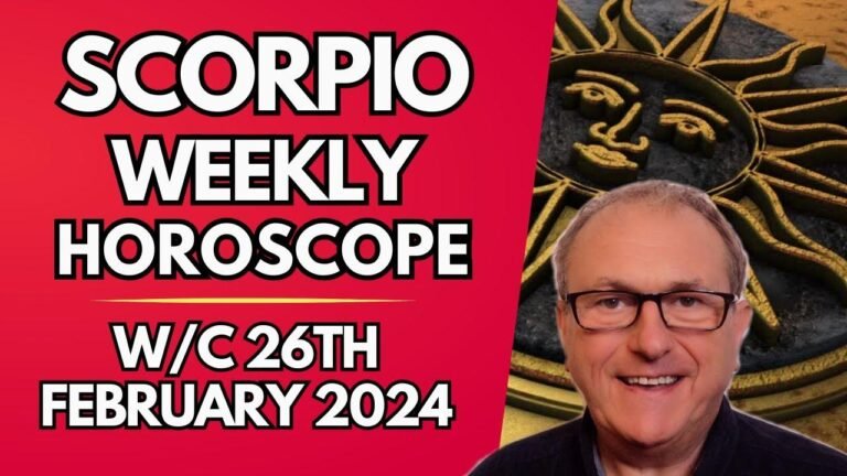 Weekly Astrology Horoscope for Scorpio from February 26th, 2024
