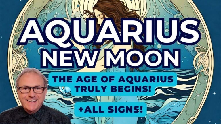 New Moon in Aquarius – The Age of Aquarius truly begins and affects all zodiac signs!