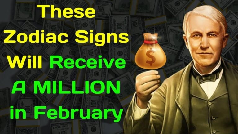 In February 2024, according to Edgar Cayce, certain Zodiac Signs will be in line to receive a million dollars.