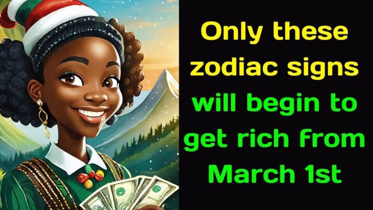 From March 1st onwards, wealth awaits those under specific zodiac signs.