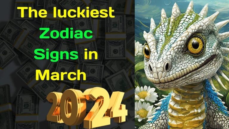 The most fortunate astrological signs in March 2024