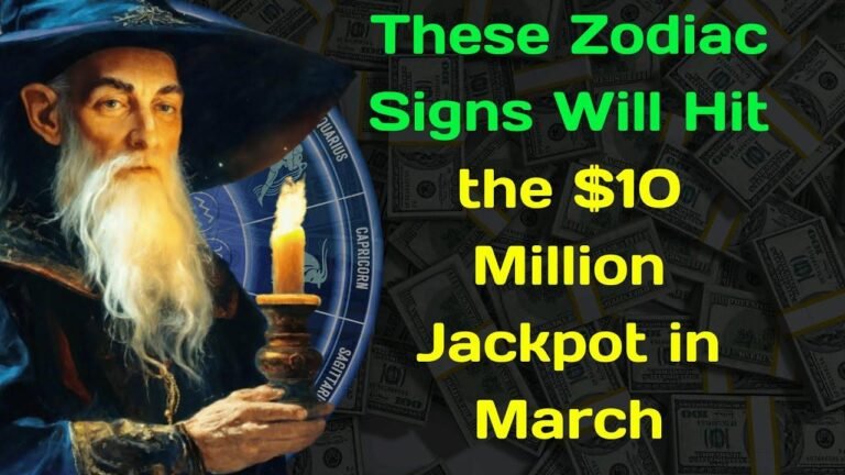 According to Nostrodamus, these zodiac signs are predicted to win a $10 million jackpot in March.