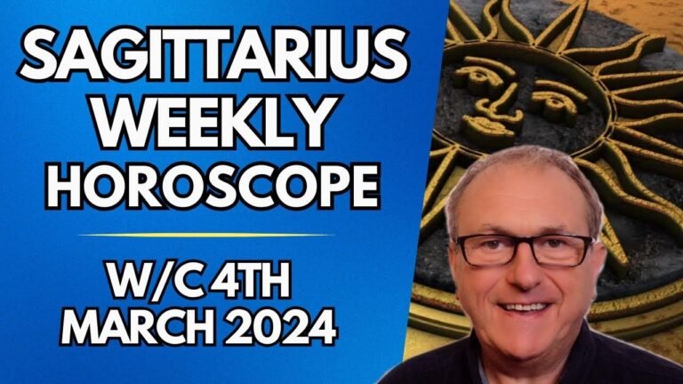 Weekly astrology for Sagittarius starting from March 4th, 2024. Receive personalized insights and predictions for your sign.