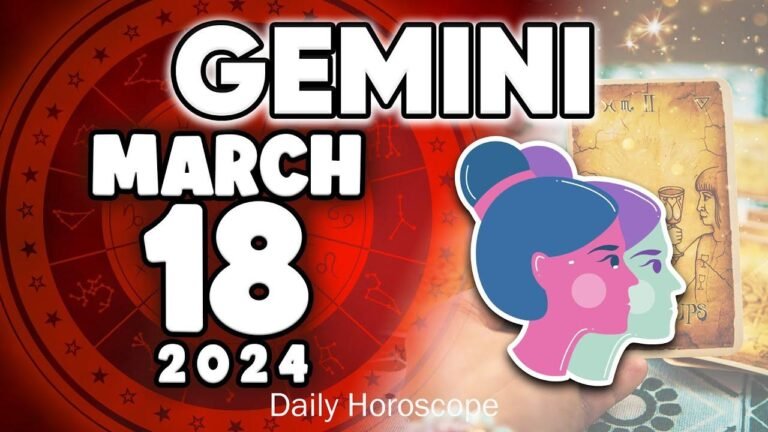 Hey, Gemini! Check out your very strong new horoscope for today, March 18, 2024. Don’t miss it! 🔮 #horoscope #new #zodiac