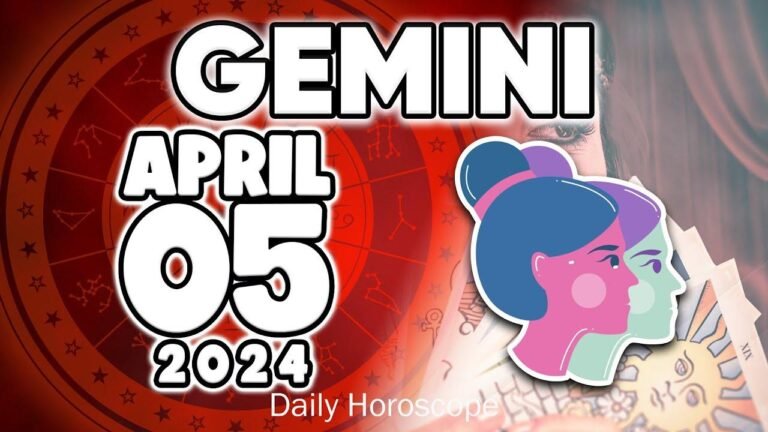 Embrace the Finish Line: Gemini’s April 5, 2024, Horoscope Insight! #Gemini #Horoscope #April5th