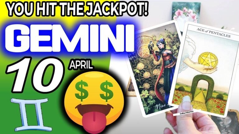 April 10, 2024: Gemini’s Lucky Day – Tarot Predicts Financial Windfall!