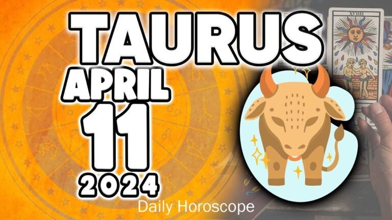 Cash Flow Forecast: Taurus Daily Horoscope – April 11, 2024 #TaurusMoney #DailyHoroscope
