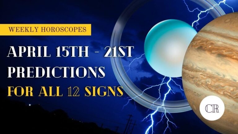 April 15-21 Weekly Horoscope: Insights for Every Sign by Christopher Renstrom