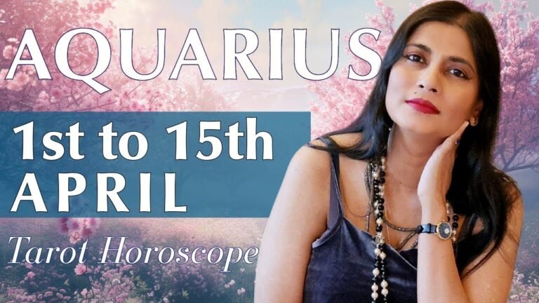 April 1-15, 2024 Aquarius Tarot Forecast: Insights & Predictions!