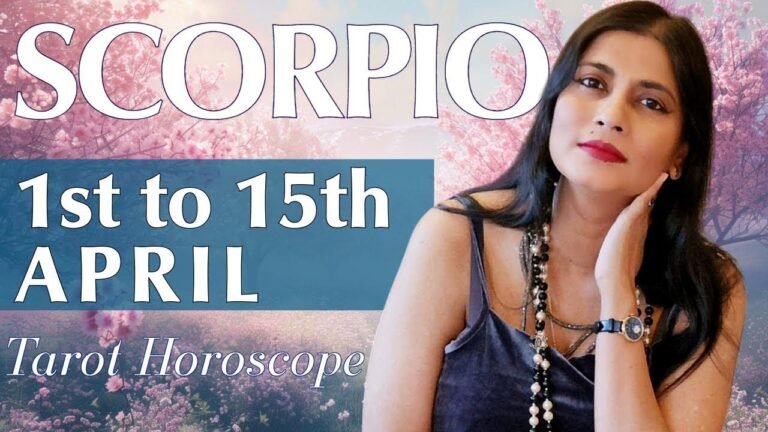 April 1-15, 2024: Insightful Scorpio Tarot Forecast!